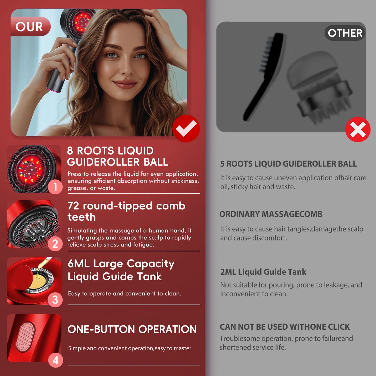 Valara LuxeScalp Pro - Electric Scalp Massager